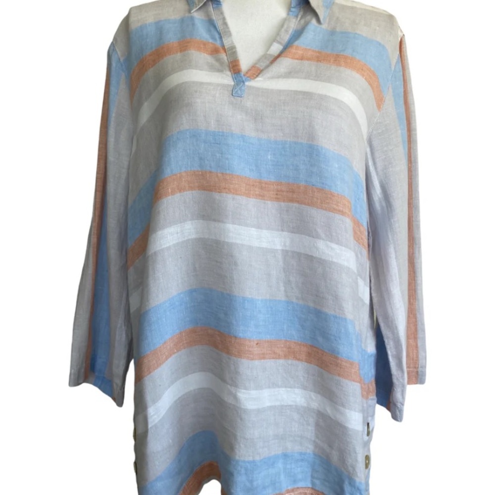 Cynthia Rowley Multicolor Striped Tunic